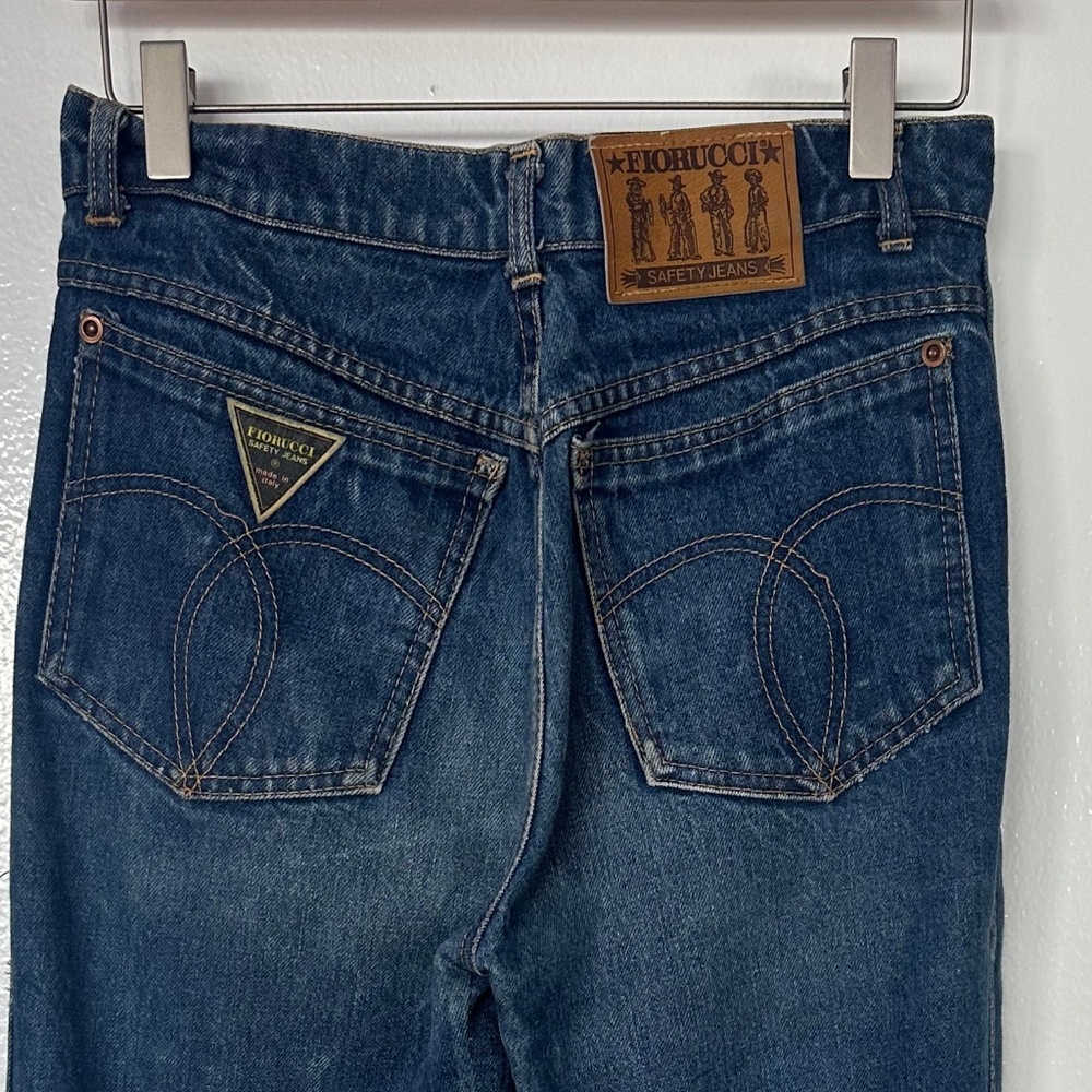 Fiorucci Dark Blue Straight Leg Jeans